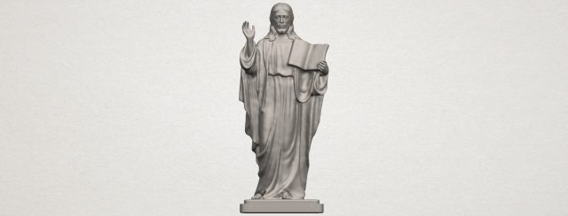jesus 05 3D 프린트 모델 .c4d .max .obj .3ds .fbx .stl .blend 