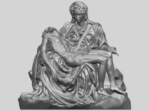 la pieta Model Cetak 3D