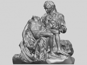 la pieta Model Cetak 3D