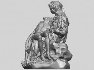 la pieta Model Cetak 3D