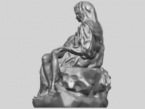 la pieta Model Cetak 3D