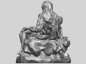 la pieta Model Cetak 3D