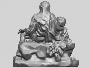 la pieta Model Cetak 3D