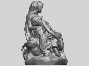 la pieta Model Cetak 3D