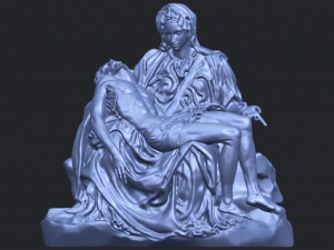 la pieta Model Cetak 3D