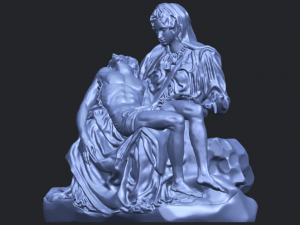 la pieta Model Cetak 3D