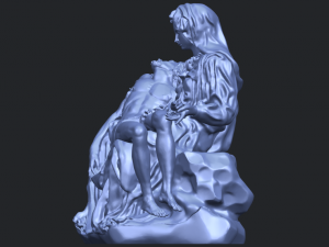 la pieta Model Cetak 3D