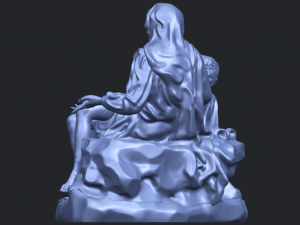 la pieta Model Cetak 3D