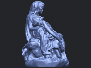 la pieta Model Cetak 3D