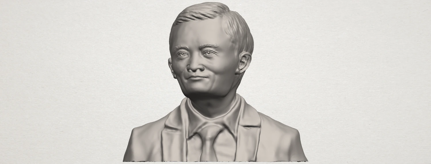 Ма Юн 3D Принт Модель .c4d .max .obj .3ds .fbx .stl .blend 