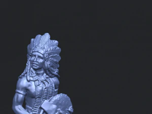 red indian 3D Print Model