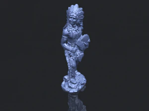 red indian 3D Print Model