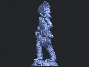 red indian 3D Print Model