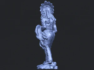 red indian 3D Print Model