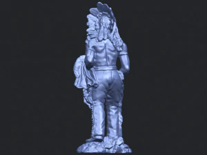 red indian 3D Print Model
