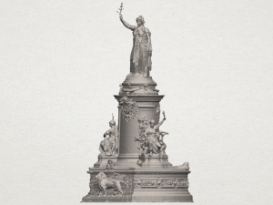 place de la republique Modelo de impresión 3D