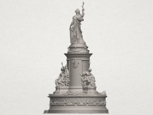 place de la republique Modelo de impresión 3D