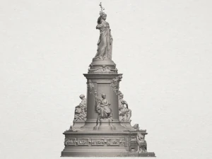 place de la republique 3D Print Model