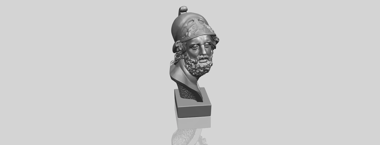 sculpture of a head of man 3D Print Model .c4d .max .obj .3ds .fbx .stl .blend 