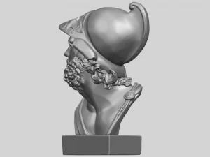 sculpture of a head of man 3D Print Model