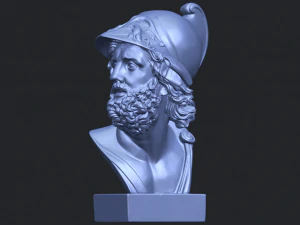sculpture of a head of man 3D Print Model