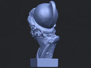 sculpture of a head of man 3D Print Model
