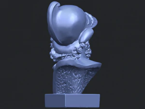 sculpture of a head of man 3D Print Model