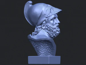 sculpture of a head of man 3D Print Model
