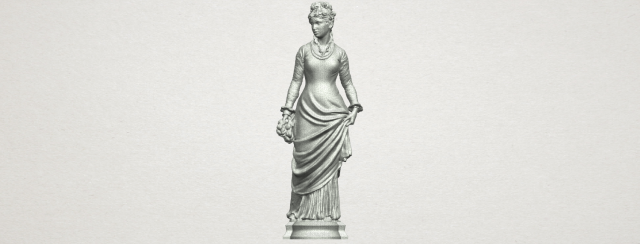 beautiful girl 01 Modello di stampa 3D .c4d .max .obj .3ds .fbx .stl .blend 