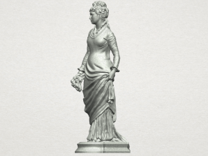 beautiful girl 01 Modello di stampa 3D