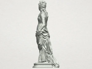 beautiful girl 01 3D Print Model