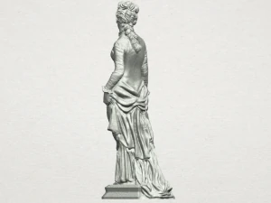 beautiful girl 01 3D Print Model
