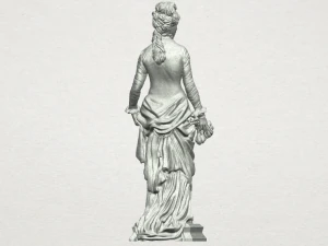 beautiful girl 01 3D Print Model