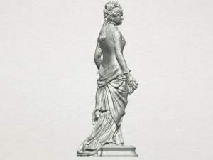 beautiful girl 01 Modello di stampa 3D