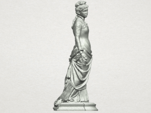 beautiful girl 01 Modello di stampa 3D