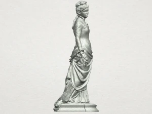 beautiful girl 01 3D Print Model