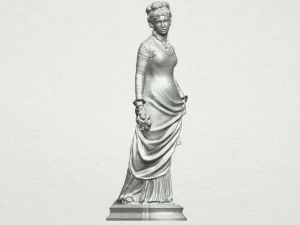 beautiful girl 01 3D Print Model
