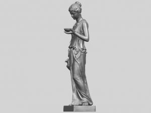 beautiful girl 03 3D-Druckmodell