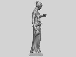 beautiful girl 03 3D-Druckmodell