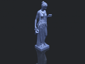 beautiful girl 03 3D-Druckmodell