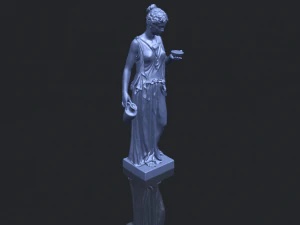 beautiful girl 03 3D Print Model