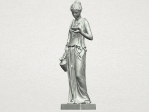 beautiful girl 03 3D-Druckmodell