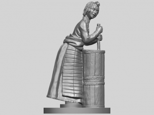village girl 02 Modelo de impresión 3D