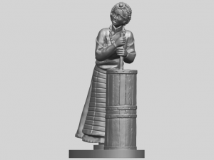village girl 02 Modelo de impresión 3D