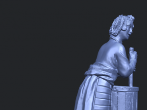 village girl 02 Modelo de impresión 3D