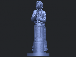 village girl 02 Modelo de impresión 3D