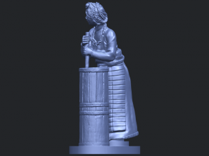 village girl 02 Modelo de impresión 3D