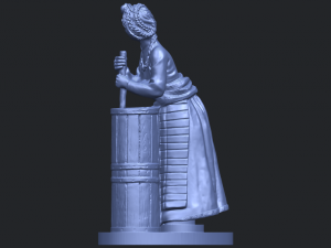 village girl 02 Modelo de impresión 3D