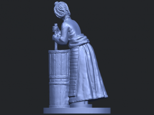 village girl 02 Modelo de impresión 3D