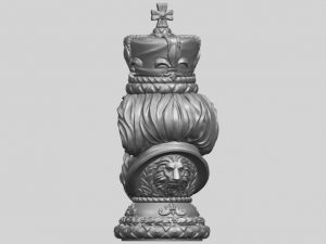 chess-the king 3D Print Model